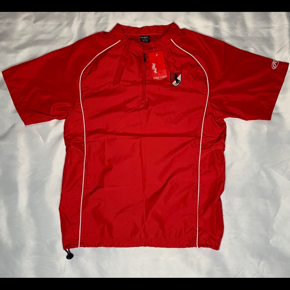 Rawlings small wind breaker short sleeve shirt